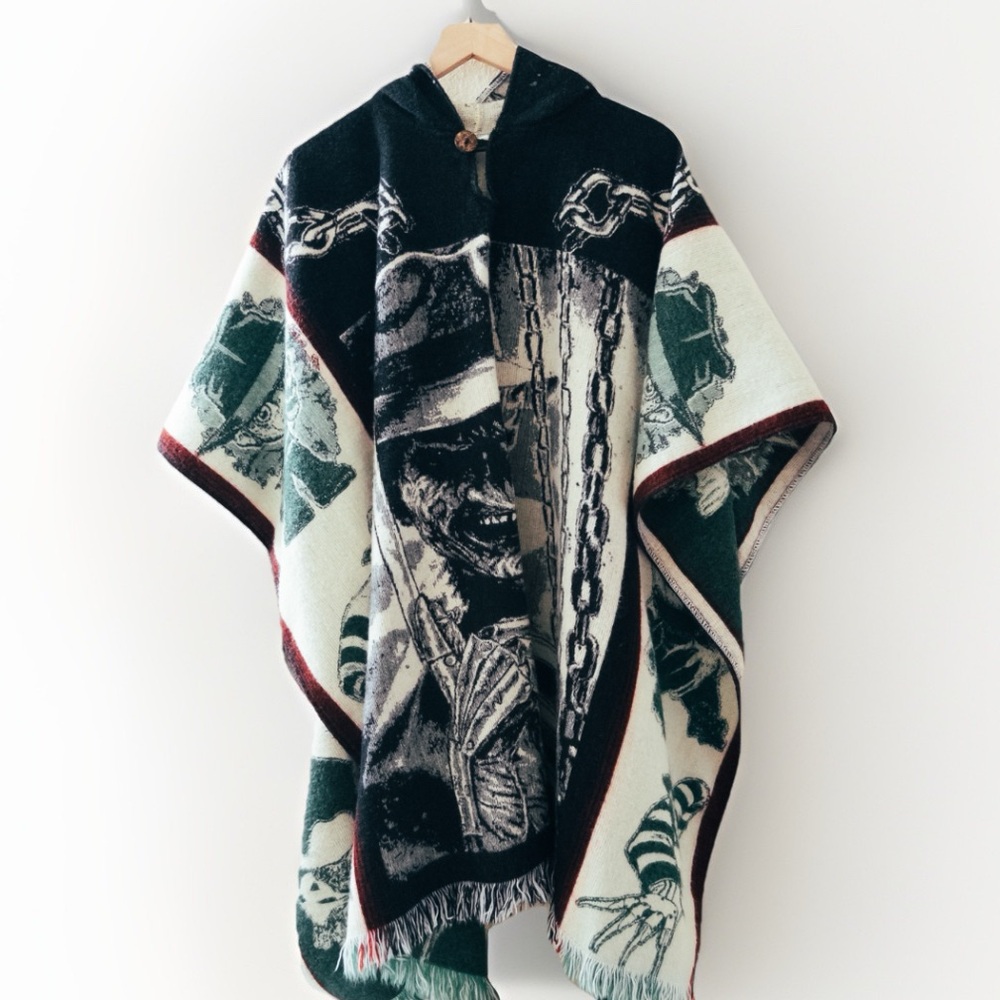 Freddy Krueger Nightmare Woven Poncho